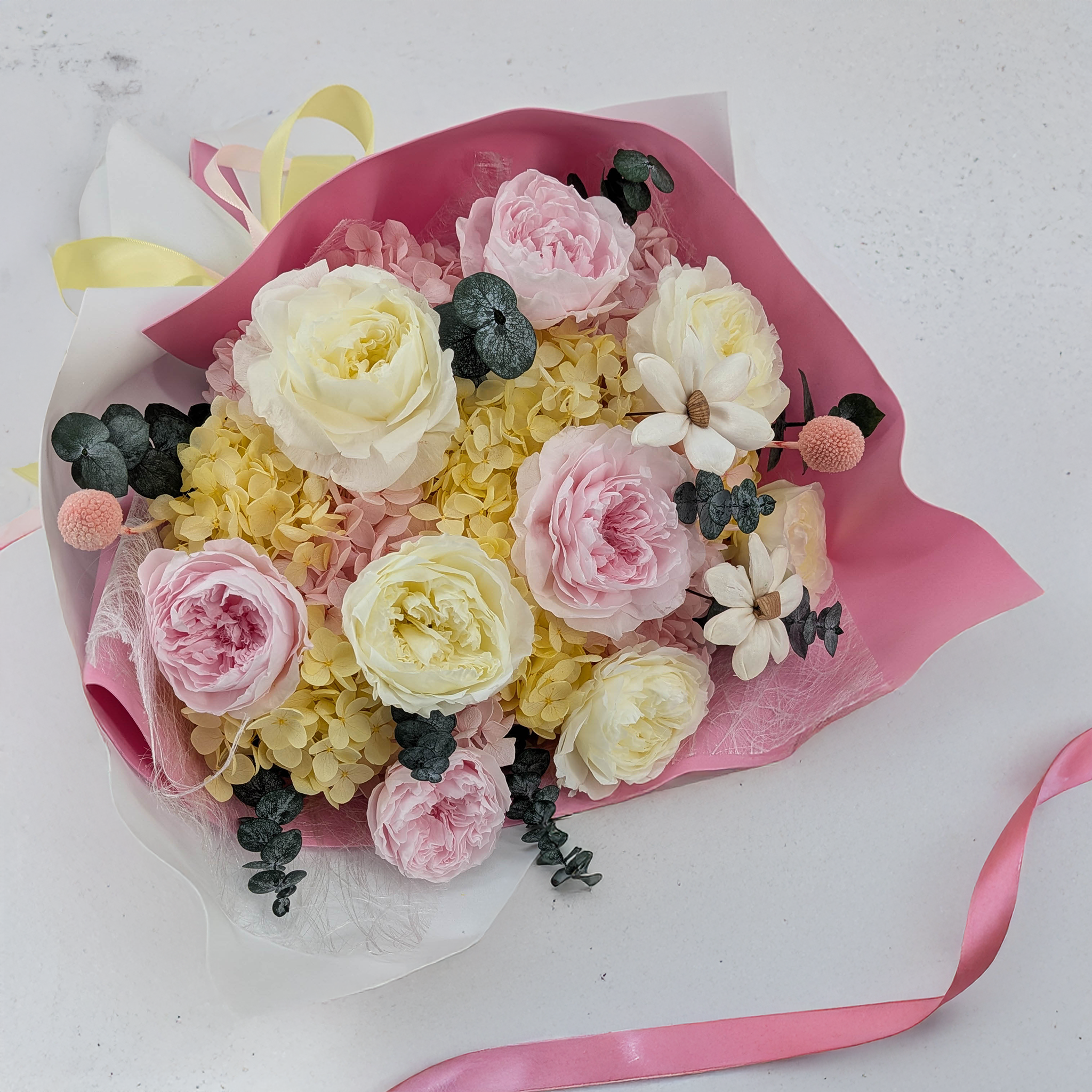 Bukiet Premium w pudełku - EVERGIVE – A Lasting Gesture – Pearl Royal