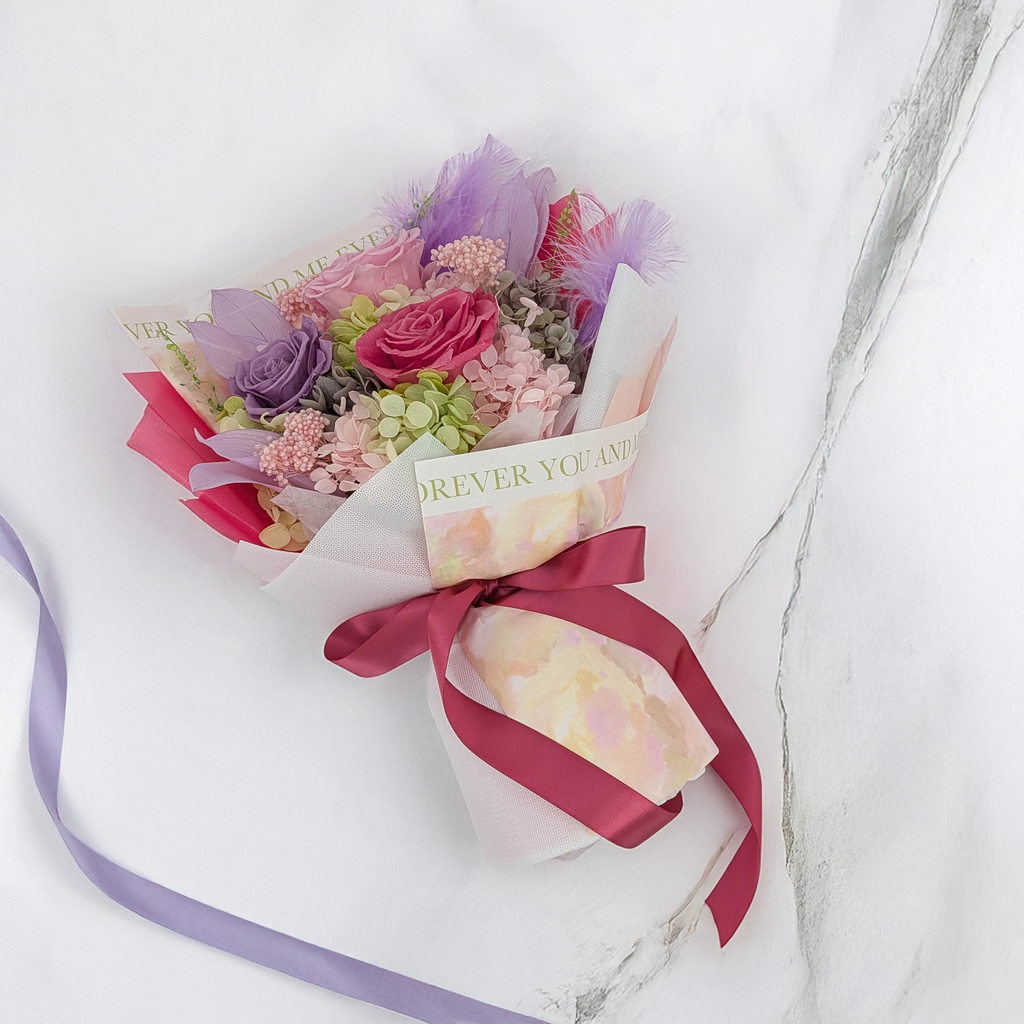 Bukiet Premium w pudełku - EVERGIVE – A Lasting Gesture – Garden Charm