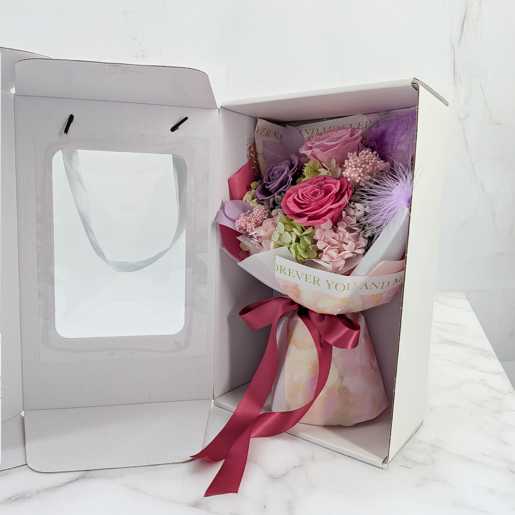 Bukiet Premium w pudełku - EVERGIVE – A Lasting Gesture – Garden Charm