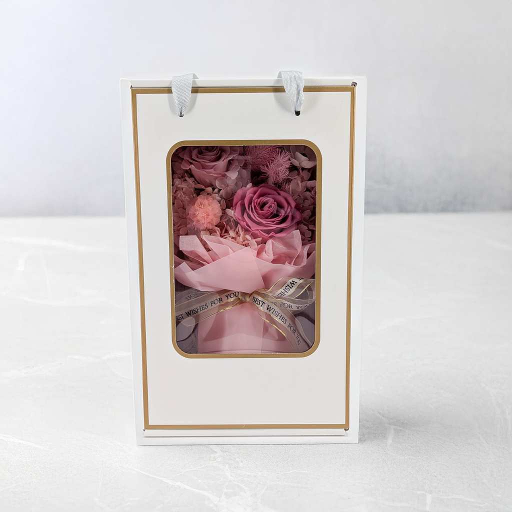 Bukiet Premium w pudełku - EVERGIVE – A Lasting Gesture – Rose Grace