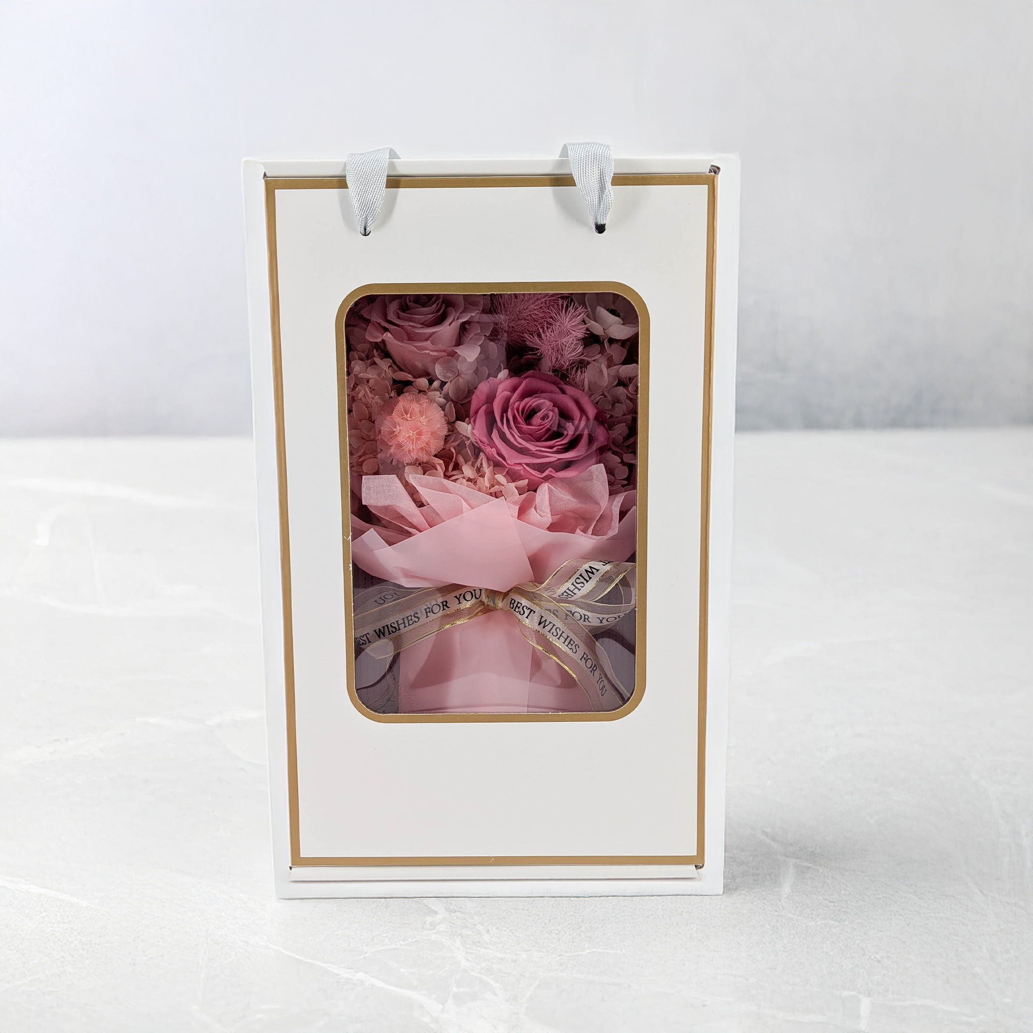 Bukiet Premium w pudełku - EVERGIVE – A Lasting Gesture – Rose Grace