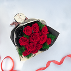 Bukiet Premium w pudełku - EVERGIVE – A Lasting Gesture – Ruby Devotion