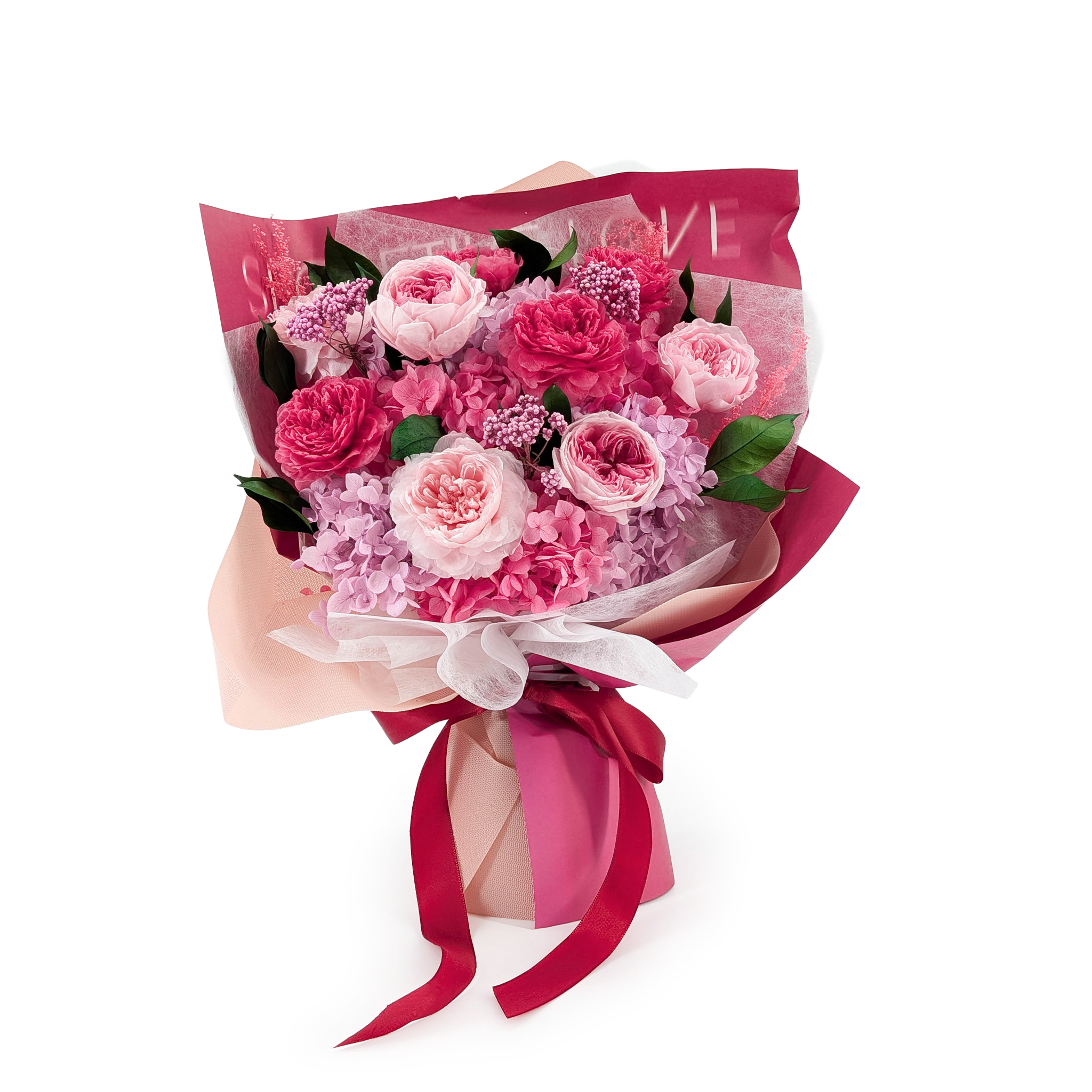 Bukiet Premium w pudełku - EVERGIVE – A Lasting Gesture – Rosé Royal