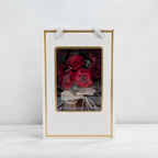 Bukiet Premium w pudełku - EVERGIVE – A Lasting Gesture – Ruby Tenderness