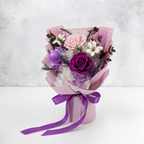 Bukiet Premium w pudełku - EVERGIVE – A Lasting Gesture – Violet Grace